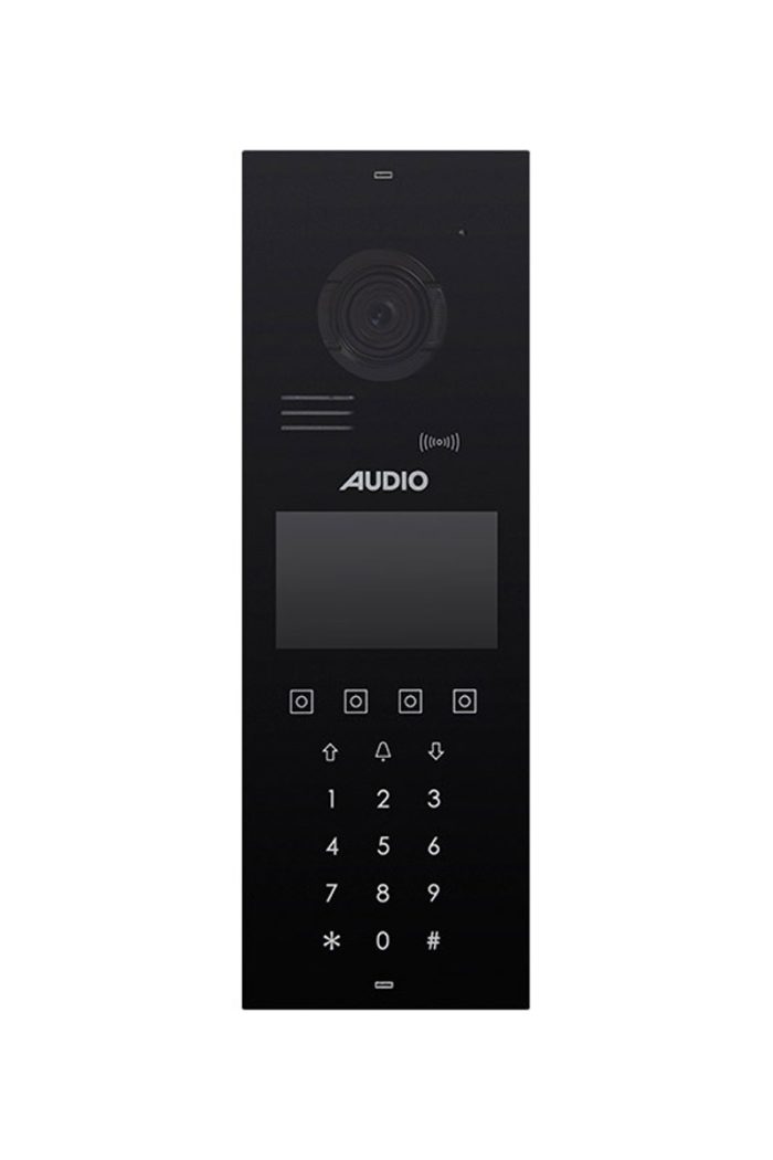 Korusan - Audio 002905 L 4.3 inç Siyah Ip Linux Dokunmatik Butonlu Zil Paneli